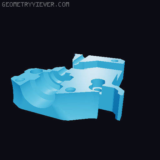MMU2S Extruder MOD feeds almost any tip / NO jams (For me) 3D model thumbnail