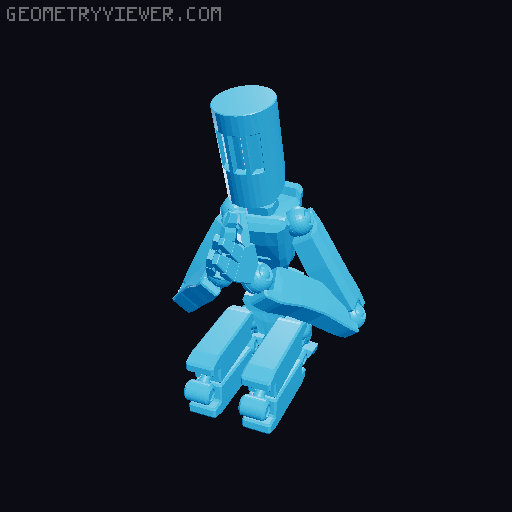 robots 3D model thumbnail