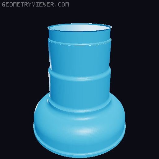 J-2 Rocket Engine 3D model thumbnail
