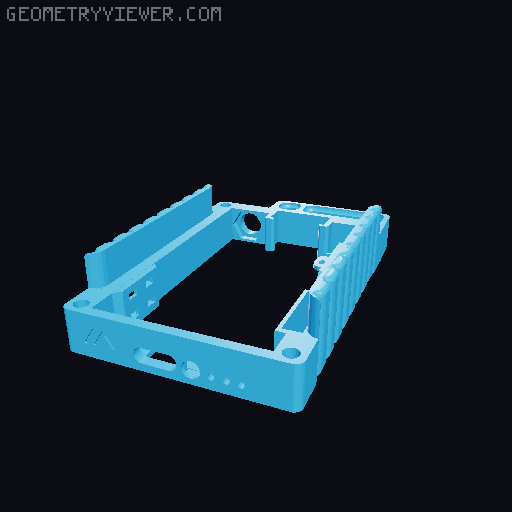 RAK19007-mini/RAK5005-mini case for Meshtastic 3D model thumbnail