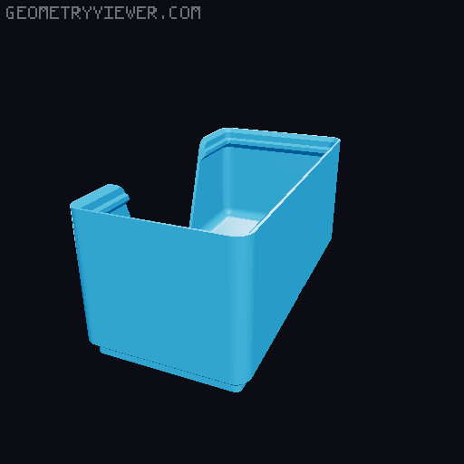 Gridfinity wall cutout collection 3D model thumbnail