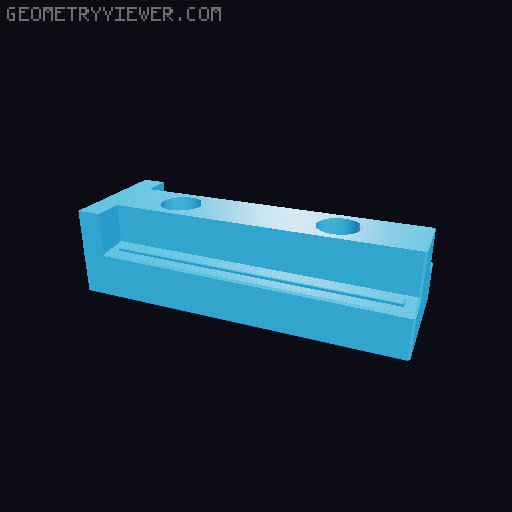 Benchy Hook [Ikea Knopare] 3D model thumbnail