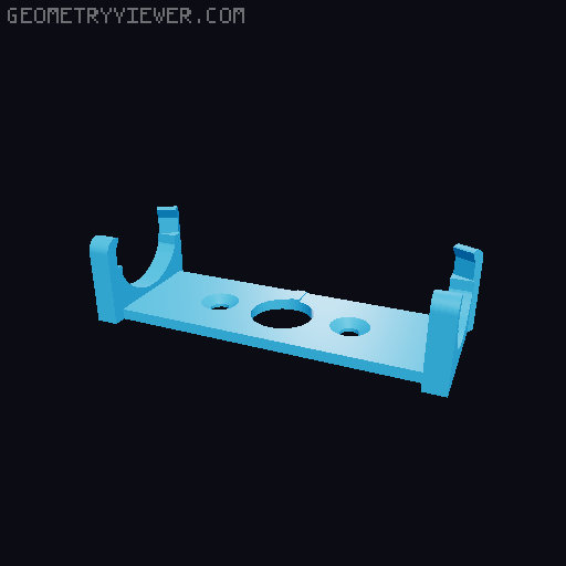 Kit Card Tree platform for F16 Fighting Falcon by Nakozen 3D model thumbnail