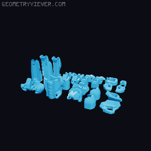 Overdesigned Dummy 13 3D model thumbnail