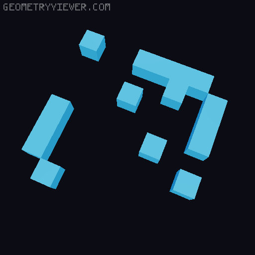 Creeper face  3D model thumbnail