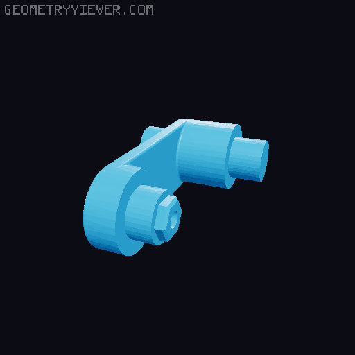 Self-propelled tracked platform 3D model thumbnail
