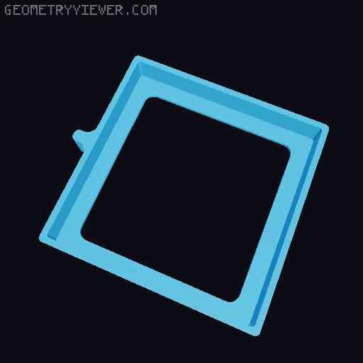 Centauri Carbon HEPA + Active Carbon filter 3D model thumbnail