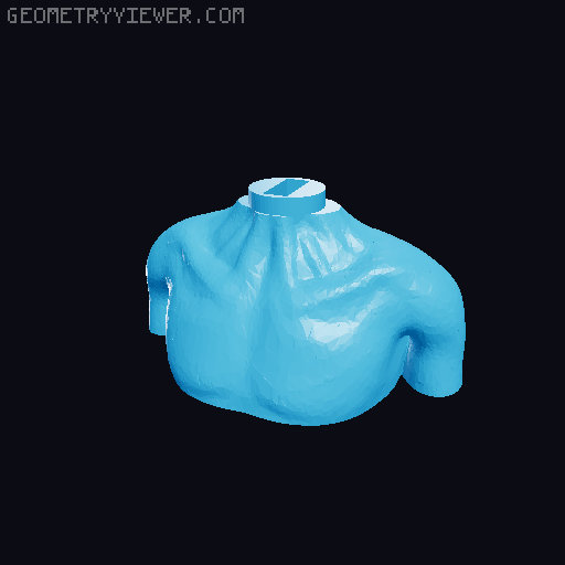 Alien Bobblehead 3D model thumbnail