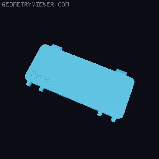 Organiser case 3D model thumbnail