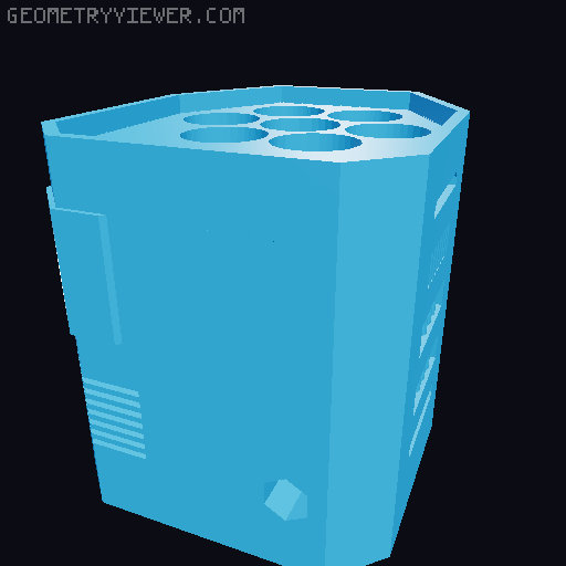 Remixed Battery Missle Launcher 3D model thumbnail