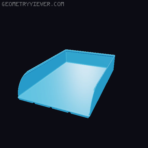 Gridfinity rouded bins collection all sizes 3D model thumbnail