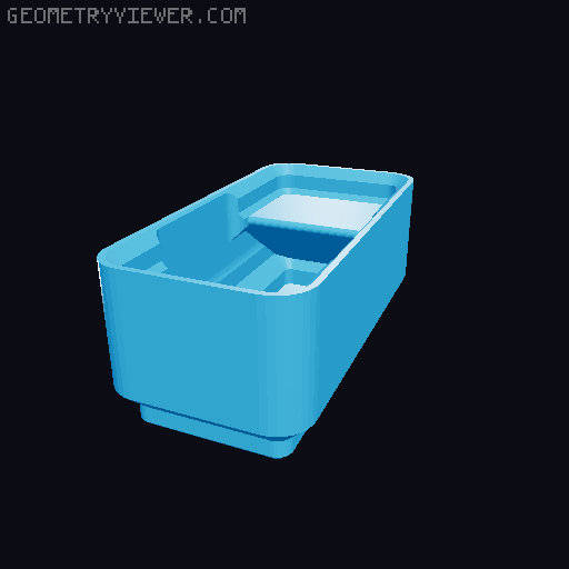 Gridfinity cups height 2 (18mm) collection 3D model thumbnail