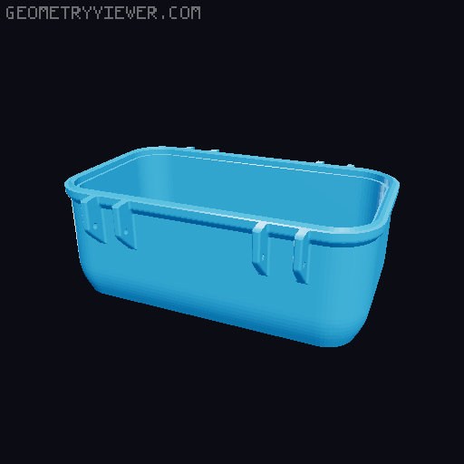 9,3x62  Ammo Box 3D model thumbnail