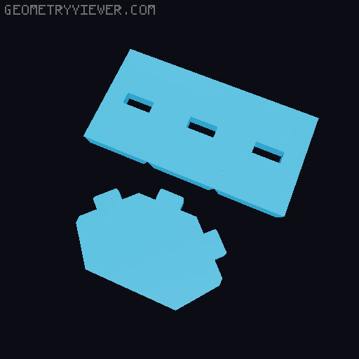 Hubble Telescope Kit Card 3D model thumbnail