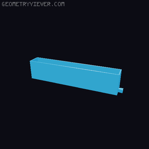 Customizable pixel box on desk v2.0 - different sizes 3D model thumbnail
