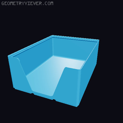 Gridfinity wall cutout collection 3D model thumbnail