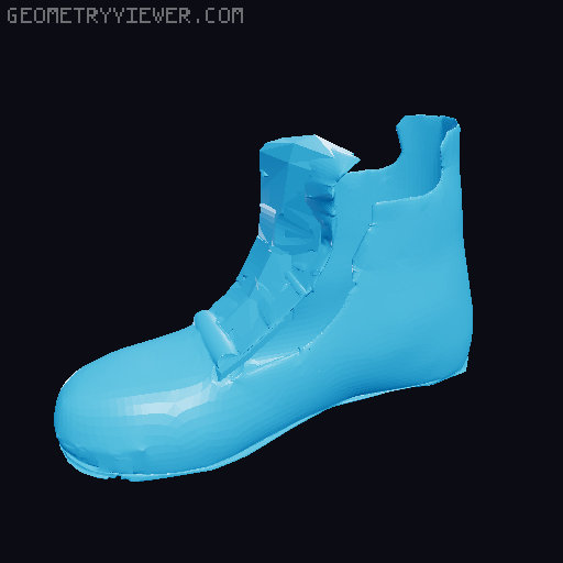 Hockey Ice Skate 3D model thumbnail