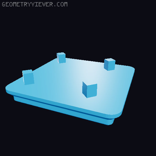 Gridfinity Samsung Galaxy Watch 3/4/5/6/7/Ultra Charging Stand 3D model thumbnail