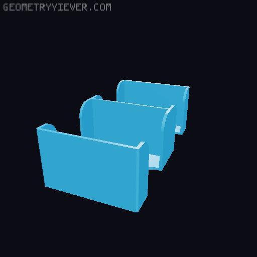 Wyrmspan Board Game Insert 3D model thumbnail