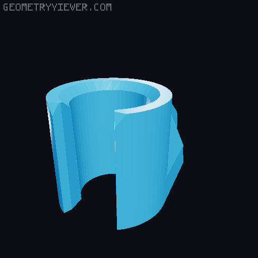 Temporary Shower Head Holder for Hanging on Shower Valve 3D model thumbnail
