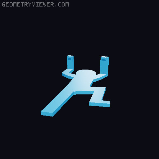 Thin Man - Climber 3D model thumbnail
