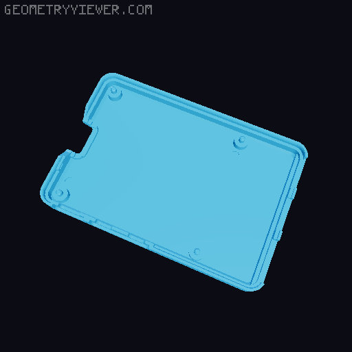 Raspberry Pi 5 Case Snap - based On Malolo's screw-less design - Customizable 3D model thumbnail