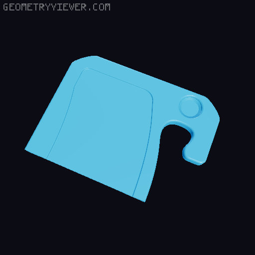 Dangerous, only for parked car - Car Tray Table for Steering Wheel 3D model thumbnail