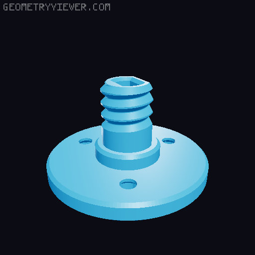 Toroidal Fan Launcher | No Hardware | No Support 3D model thumbnail