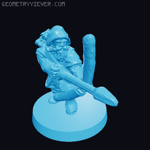 Lake-Town Militia Archers 10mm Scale 3D model thumbnail