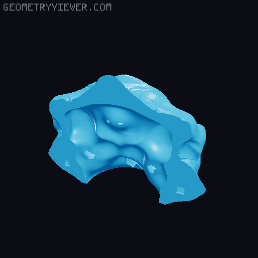 Troll Skull 3D model thumbnail