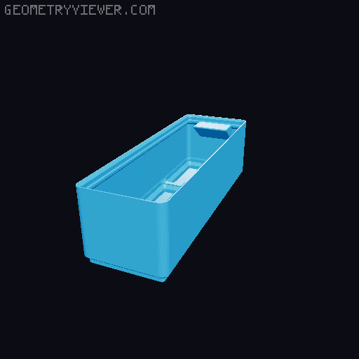 Gridfinity cups height 5 (39mm) collection 3D model thumbnail