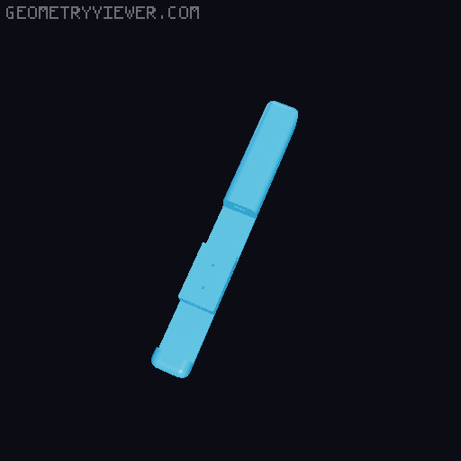 Improved BeyBlade X Dual Proto Launcher 3D model thumbnail
