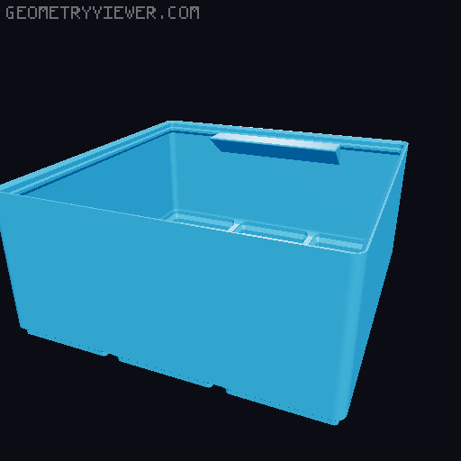 Gridfinity cups height 8 (60mm) collection 3D model thumbnail
