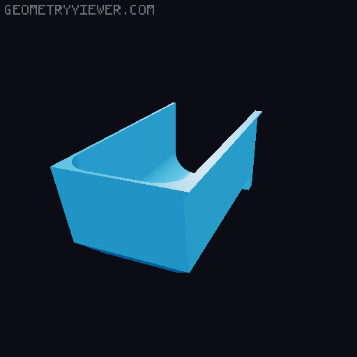 Modular Drawer Organizer Remix 3D model thumbnail