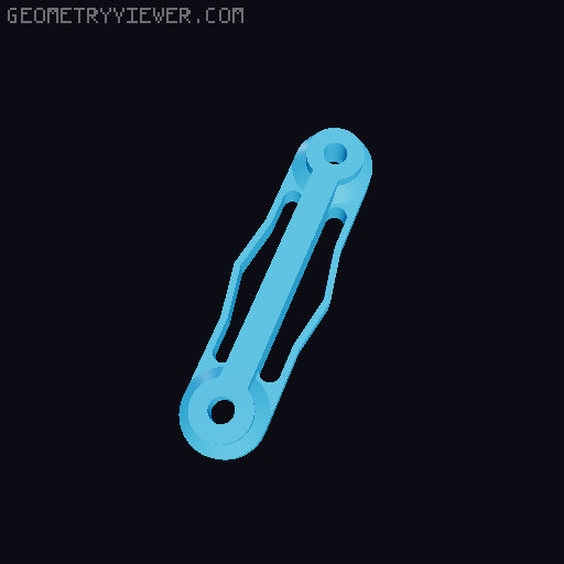 Bike Cable Lock Holder 3D model thumbnail