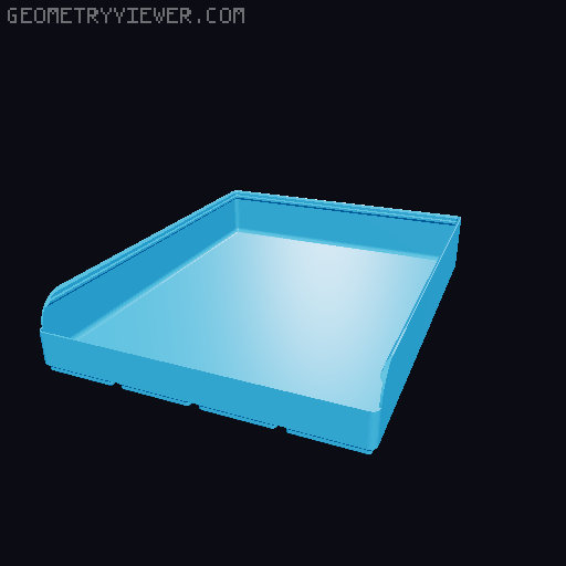 Gridfinity rouded bins collection all sizes 3D model thumbnail