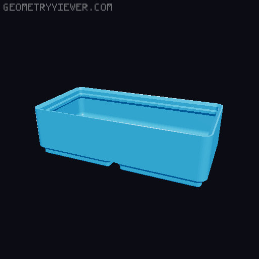 Gridfinity cups height 3 (25mm) collection 3D model thumbnail