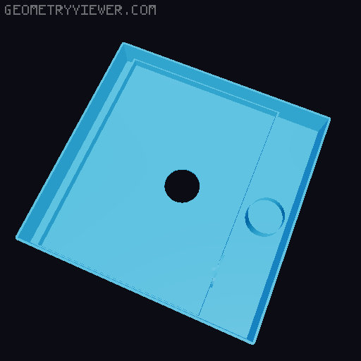 Wyrmspan Board Game Insert 3D model thumbnail