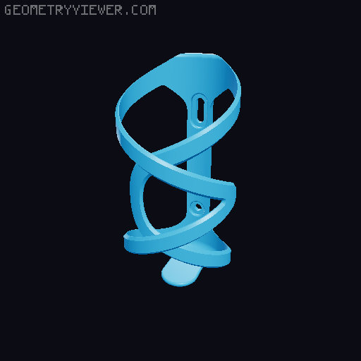 Bottle Cage 3D model thumbnail