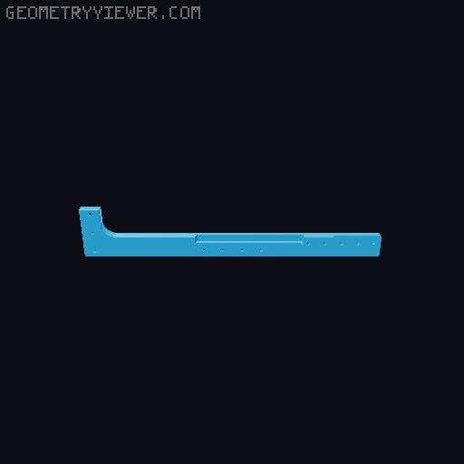 Parallax Fixed Cheek Rest 3D model thumbnail