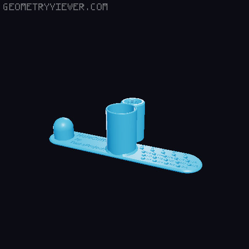 Hole Cutter (works with Dremel) 19 sizes (metric + imperial) 3D model thumbnail