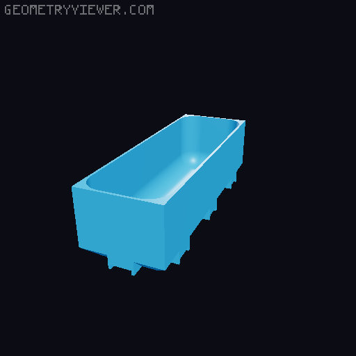 Modular Drawer Organizer Remix 3D model thumbnail