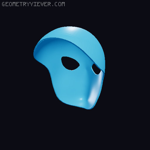 Spiderman faceshell (Peter B Parker ITSV) 3D model thumbnail