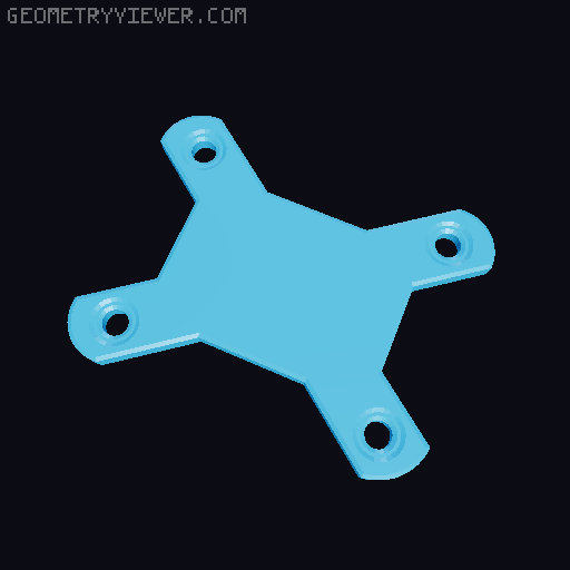 Backpack/Sling Strap Adjustable Action Camera Mount (remix) 3D model thumbnail