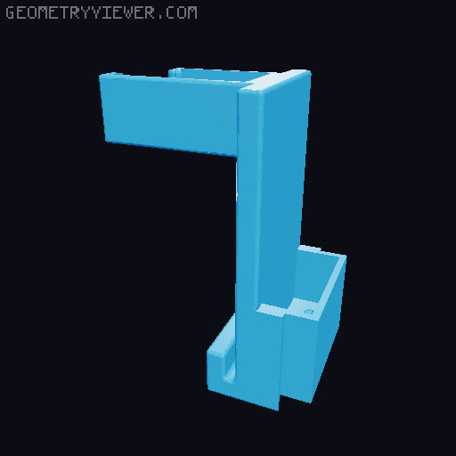 Side Spool Holder - Ender 3 V3 SE/KE 3D model thumbnail