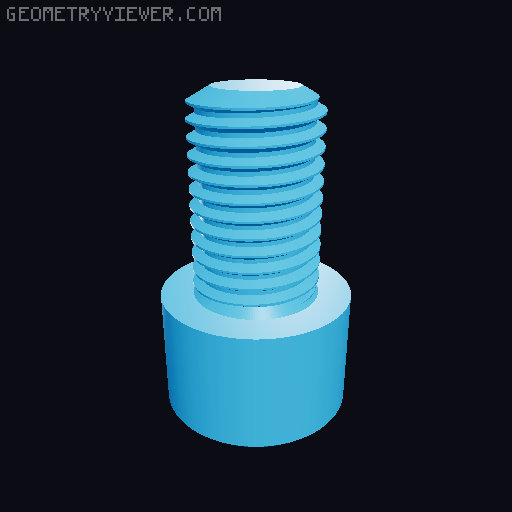 Hundreds of Metric Allen Screws with Cylindrical Head M2 up to M64 3D model thumbnail