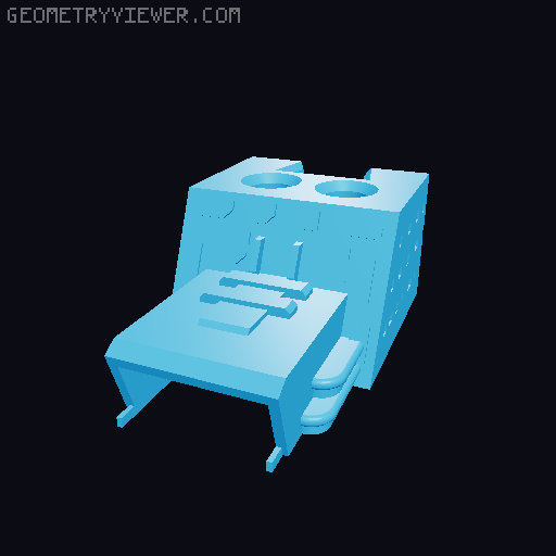 X-303 MMU Parts 3D model thumbnail