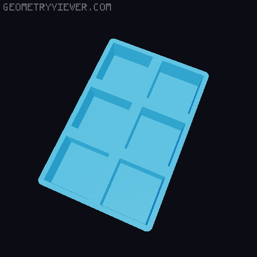 Gridfinity - Single print vase mode bins 3D model thumbnail