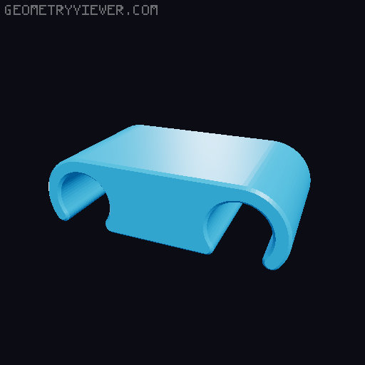 Watercooling / Radiator hose clamps 3D model thumbnail
