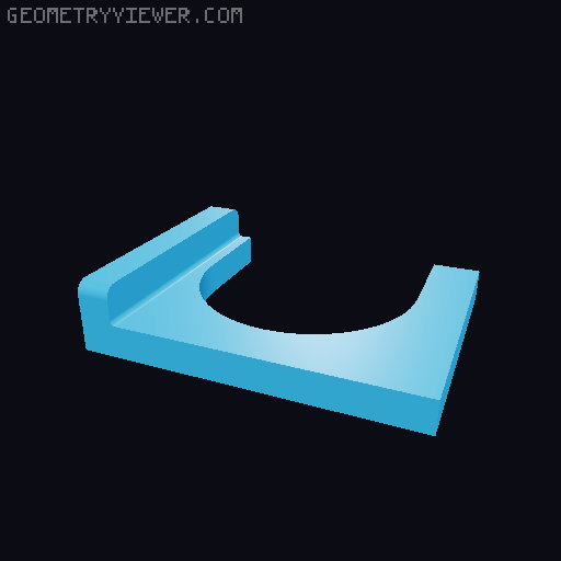 DDD Printable Wall Control System 3D model thumbnail